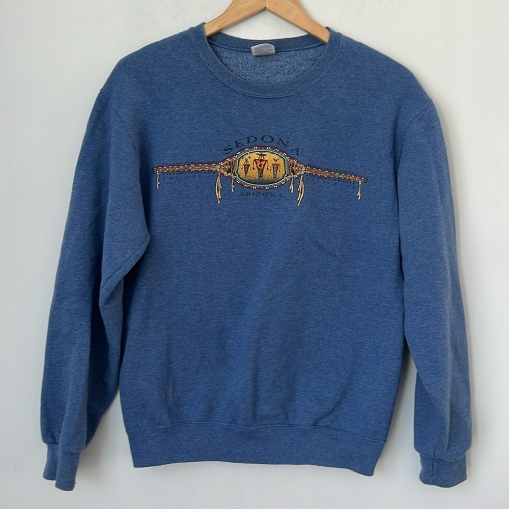 Vintage Jerzees Sedona Arizona Southwest Style Sweatshirt‎ Sz S ◼️